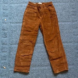 universal thread vintage straight brown corduroy pants